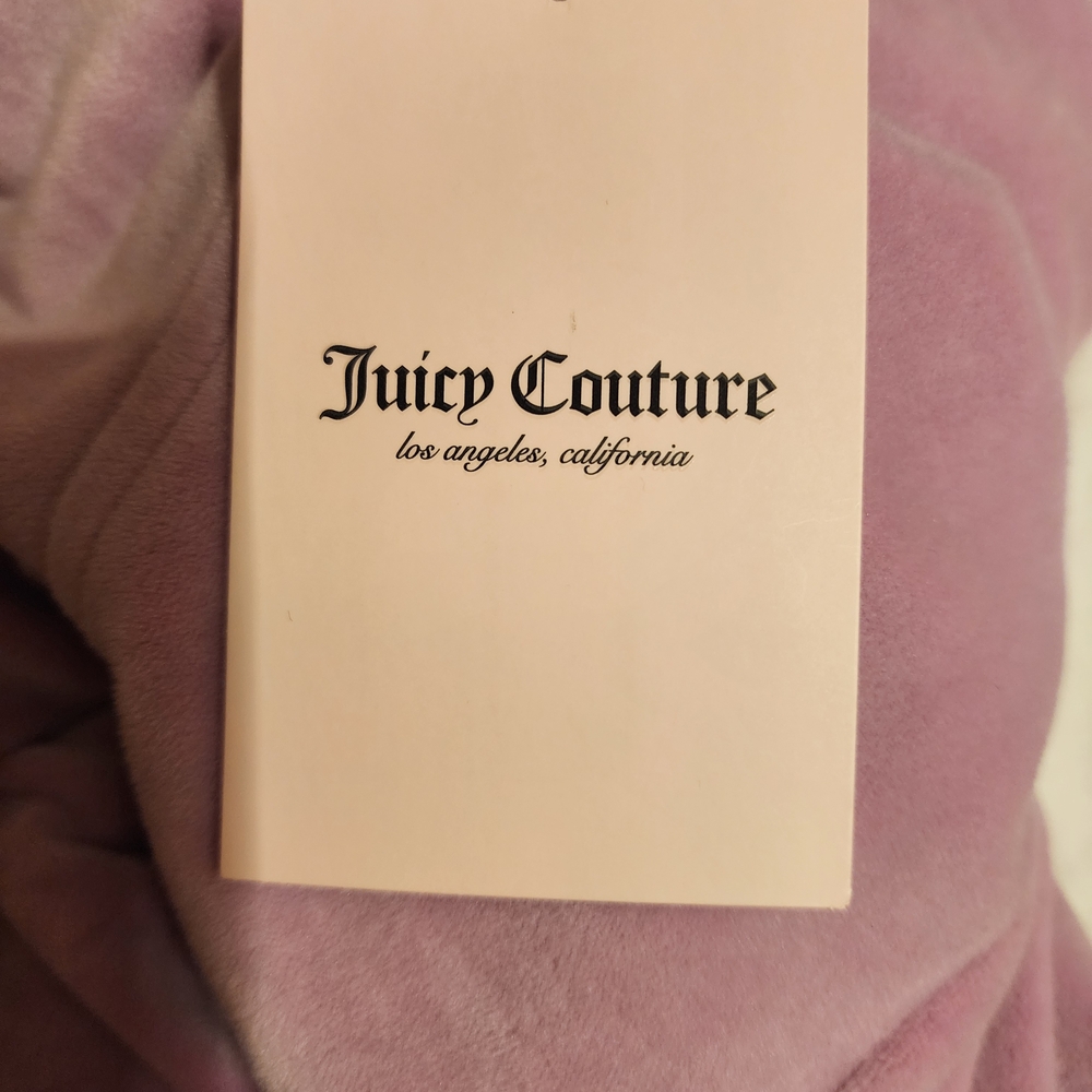 Juicy Couture Tracksuit Short Set Dewberry Pink Velour - Hoodie Matching Set - Picture 2 of 9